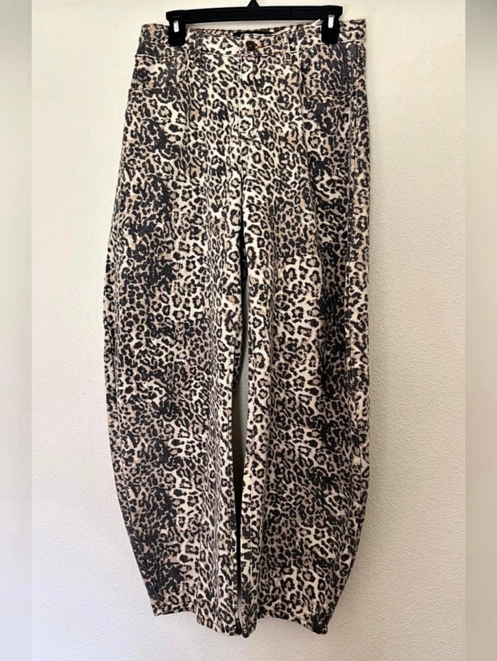 Lioness Wide Leg Pants in Leopard Size Small